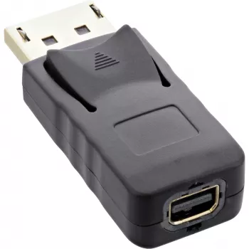 Adattatore DisplayPort InLine, maschio DisplayPort / femmina Mini DisplayPort, 4K/60Hz