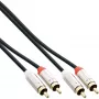 Cavo audio slim InLine 2x RCA maschio/maschio, stereo, 3 m