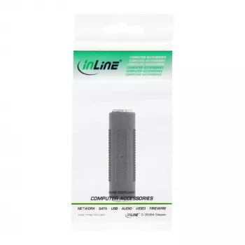 Adattatore audio connettore femmina/femmina 3,5 mm stereo InLine 99306