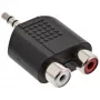 Adattatore audio connettore maschio 3,5 mm / 2x connettore femmina RCA stereo InLine 99302