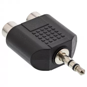 Adattatore audio connettore maschio 3,5 mm / 2x connettore femmina RCA stereo InLine 99302