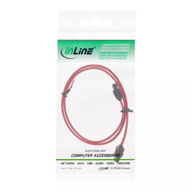Cavo SATA InLine per connessioni S-ATA 150 / 300 / 600 con blocco 0,5 m