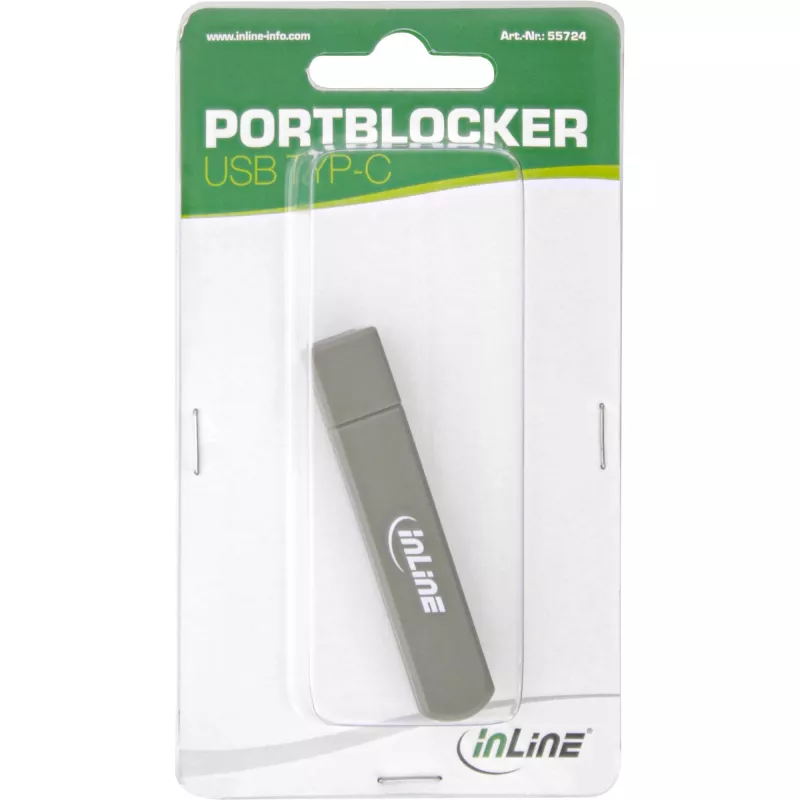 Blocco porte per laptop InLine 55724 USB-C 6 blocchi porte inclusi