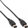 Cavo FireWire 400 InLine 34010 10 m connettore maschio/connettore maschio nero