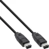 Cavo FireWire 400 1394 InLine 6 pin connettore maschio / connettore maschio 1,8 m