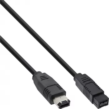 Cavo FireWire 400 a 800 1394b InLine 6/9 pin connettore maschio 2 m