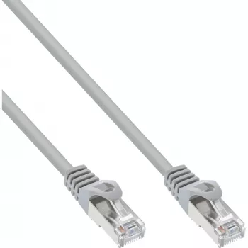 Cavo patch InLine SF/UTP Cat.5e grigio 0,3 m