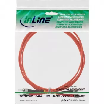 Cavo in fibra ottica duplex InLine ST/ST 50/125µm OM2 2 m