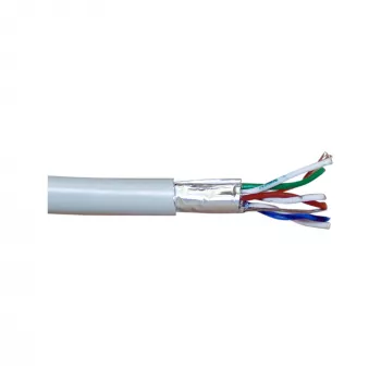 Cavo patch InLine F/UTP Cat.5e AWG26 CCA PVC grigio 100 m