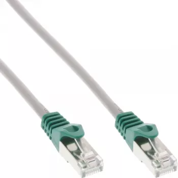 Cavo patch crossover PC a PC InLine SF/UTP Cat.5e grigio 1 m