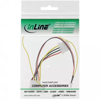 Cavo adattatore ventola InLine 12V / 7V con segnale di velocità InLine 33007T