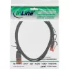 Cavo patch slim InLine, U/UTP, Cat.6, nero, 0,5 m