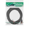 Cavo patch slim InLine, U/UTP, Cat.6, nero, 3 m