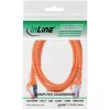 Cavo patch InLine S/FTP PiMF Cat.6 250MHz PVC rame arancione 1 m