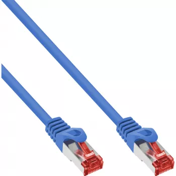 Cavo patch InLine S/FTP PiMF Cat.6 250MHz PVC rame blu 15 m