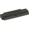 Adattatore SCSI III InLine interno 50 pin IDC femmina a 68 pin mini Sub-D femmina