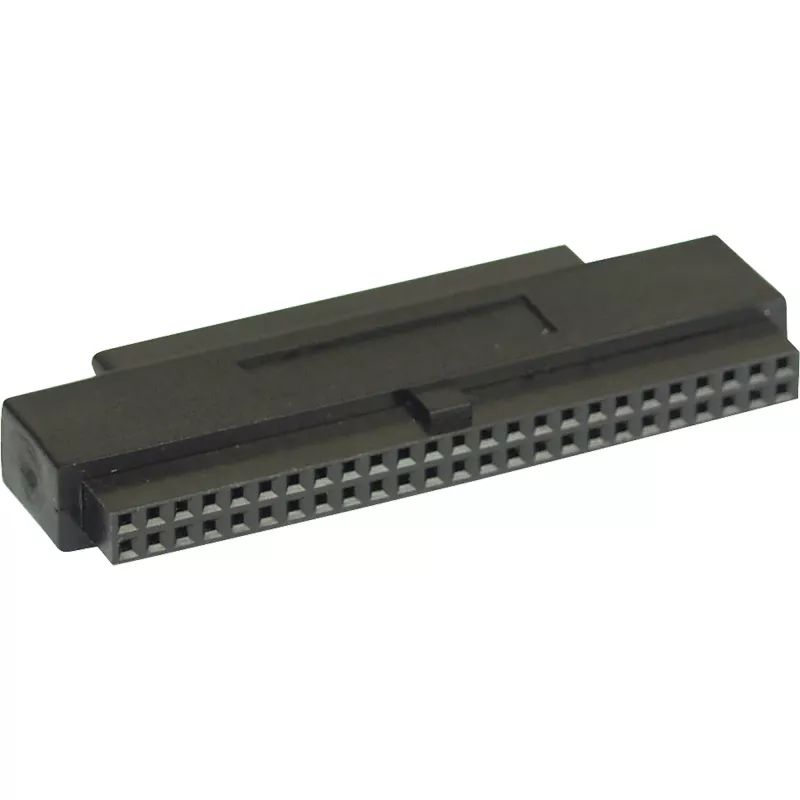 Adattatore SCSI III InLine interno 50 pin IDC femmina a 68 pin mini Sub-D femmina