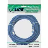 Cavo patch InLine S/FTP PiMF Cat.6A senza alogeni 500 MHz blu 15 m