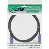 Cavo PS/2 InLine, M/F, nero/viola, contatti dorati, 2 m