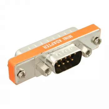 Adattatore AT InLine 9 poli Sub-D maschio / 25 poli Sub-D maschio corto