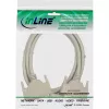 Prolunga seriale InLine, stampata DB37 maschio / femmina, diretta, grigia, 2 m