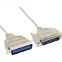 Cavo per stampante InLine bidirezionale 25 poli D-Sub su 36 poli Centronics 2 m