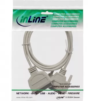 Cavo per stampante InLine bidirezionale 25 poli D-Sub su 36 poli Centronics 2 m
