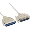 Cavo per stampante InLine bidirezionale 25 poli D-Sub su 36 poli Centronics 5 m