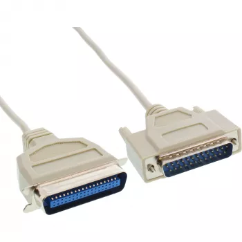 Cavo per stampante InLine bidirezionale 25 poli D-Sub su 36 poli Centronics 5 m
