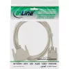 Cavo null modem InLine DB9 femmina / DB25 femmina 2m beige