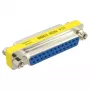 Mini adattatore InLine 25 poli Sub-D femmina su femmina