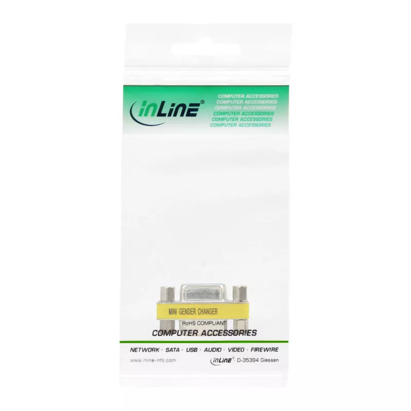 Adattatore InLine DB15 HD VGA S-VGA femmina/femmina 37724