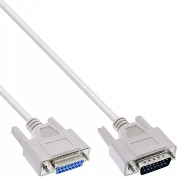 Cavo di prolunga gameport DB15 maschio/femmina 2 m stampato
