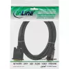 Cavo DVI-D InLine, Premium, 24+1 M/M, Dual Link, dorato, 3m