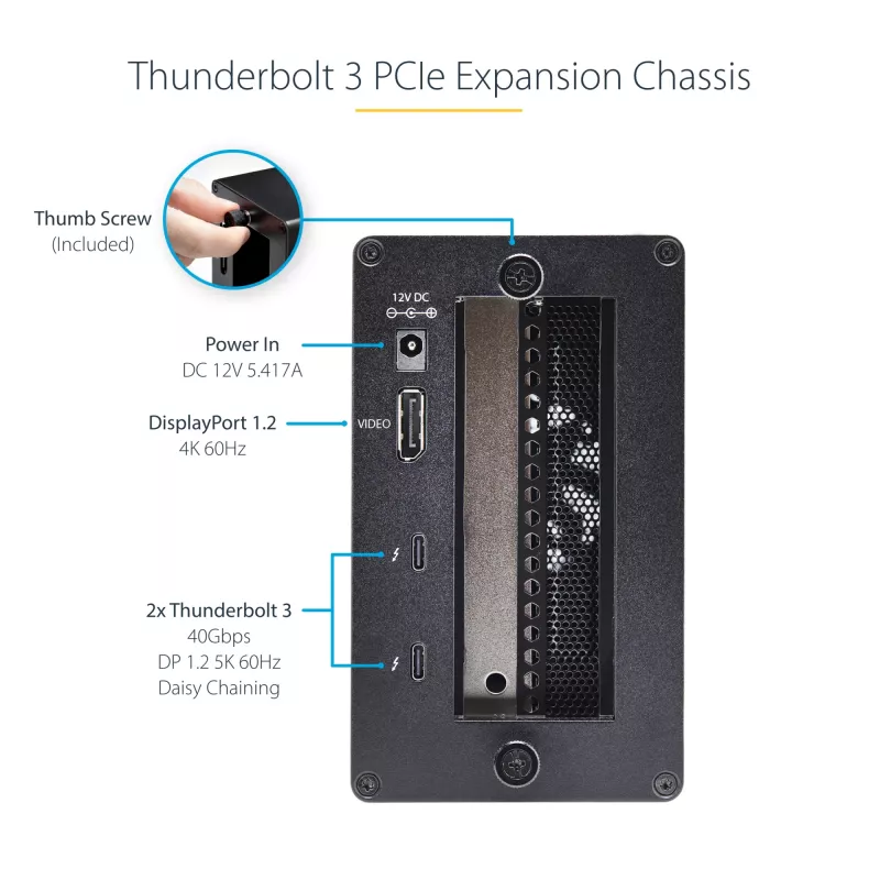 Chassis di espansione PCIe Thunderbolt 3 single-slot StarTech.com