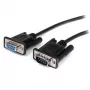 Cavo seriale DB9 RS232 passante StarTech.com 2m nero - M/F