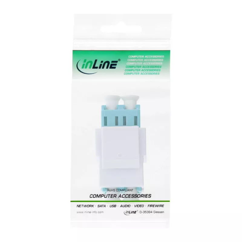 Adattatore keystone snap-in in fibra ottica InLine 89988B