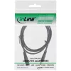 Cavo di prolunga DC InLine, connettore DC maschio/femmina 5,5x2,1mm, AWG 18, nero 0,5m