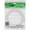 InLine cavo di prolunga DC, connettore maschio/femmina DC 3,5x1,35mm, AWG 18, bianco 3m