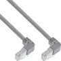 InLine S-76602U-1.83 Cavo patch, angolato (entrambi i lati verso il basso), S/FTP PiMf, Cat.6, 250 MHz, PVC, 1,83 m