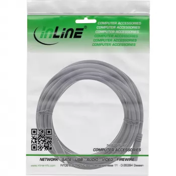 InLine cavo di prolunga DC, connettore maschio/femmina DC 3,5x1,35mm, AWG 18, nero 5m
