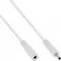 InLine cavo di prolunga DC, connettore maschio/femmina DC 3,5x1,35mm, AWG 18, bianco 1m