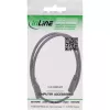 InLine cavo di prolunga DC, connettore maschio/femmina DC 5,5x2,5mm, AWG 18, nero 2m