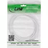 InLine cavo di prolunga DC, connettore maschio/femmina DC 5,5x2,5mm, AWG 18, bianco 3m