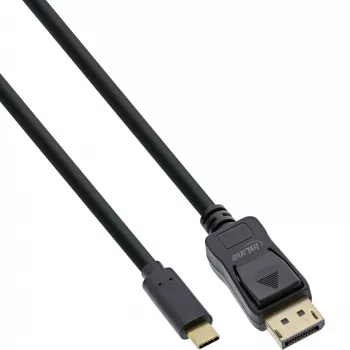 Cavo display USB InLine, connettore maschio USB-C su connettore maschio DisplayPort, 7,5 m
