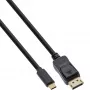 Cavo display USB InLine, connettore maschio USB-C su connettore maschio DisplayPort, 7,5 m