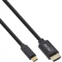Cavo display USB InLine, connettore maschio USB-C su connettore maschio HDMI, 5 m, 5 m, USB Type-C, HDMI, maschio, maschio, dritto