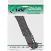 Ciabatta InLine CEE 7/3, 6 prese, protezione sovratensione, interruttore, nero