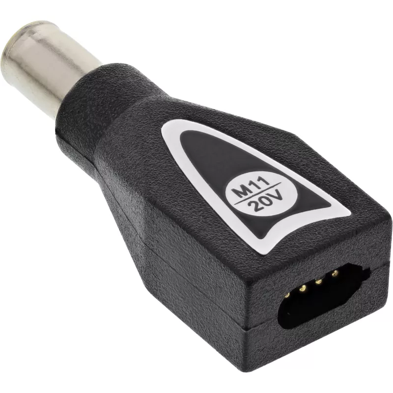 Connettore maschio con interruttore InLine M11 (20V) per alimentatore universale 90W / 120W nero