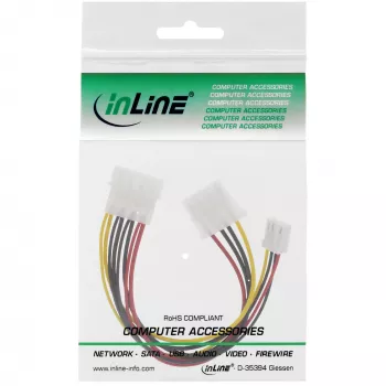 Cavo di alimentazione Y interno InLine 1x Molex 5,25